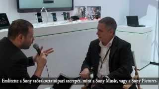 Interview with Stephen Sneeden, product marketing manager of Sony