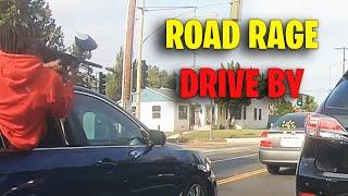 ROAD RAGE DRIVE BY | Idiots In Cars, Brake Check, Idiot Driver Driving fails USA & Canada 2024