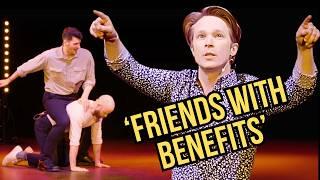 “Friends with Benefits” in 10 different GENRES | Improv Game: GENRE