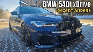 BMW 540i xDrive M Sport Edition (LCI/G31) in Tansanitblau mit Tuning Parts