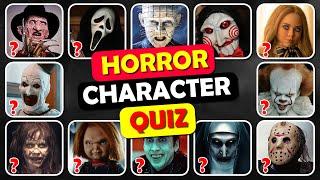 Guess the Horror Character Quiz  Chucky, Ghostface, Pennywise & More