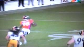 Peyton Mannings first TD as a denver bronco