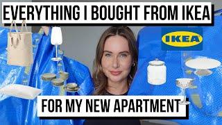 HUGE IKEA HAUL FOR MY NEW APARTMENT