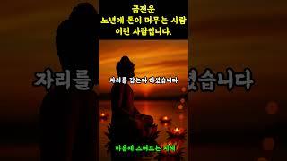 노년에 돈이 머무는 사람, 이런 사람입니다 #부처님말씀 #명언 #불교오디오북 #자기수행