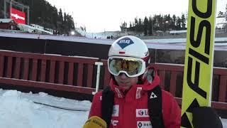 Kamil Stoch is waiting for cheers from Ruka Nordic