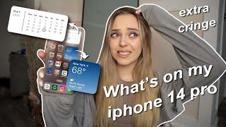 WHAT'S ON MY iPHONE 14 PRO | SPRING 2023 EDITION (EXTRA CRINGE)