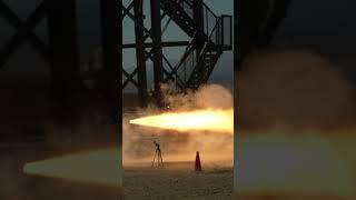 Successful firing of a LOX/Kerosene liquid rocket engine #rocketry #science