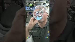 Water in Zero Gravity #science #trending #education #knowledge #water #experiment #unknown #gravity