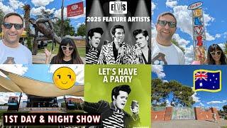 AUSTRALIA VLOG DAY 1 OF PARKES ELVIS FESTIVAL 2025 + DAY & NIGHT SHOW SERIES +WALKING TOUR  