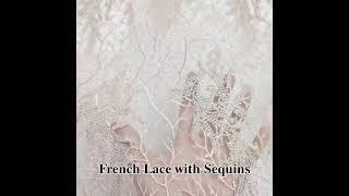 African Lace Fabric High Quality Nigerian Bridal Sequin Embroidery