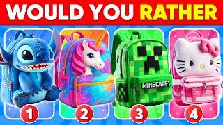 Would You Rather...? Ultimate School Supplies & Stationery Edition  Moca Quiz