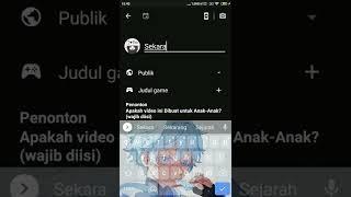 cara live di hp langsung YouTube