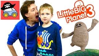  Играем на PS4 в LITTLE BIG PLANET 3 Часть 2 ДИРИЖАБЛЬ НЬЮТОНА Жестянка