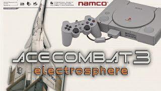 Ace Combat 3 (Русская Озвучка) Вся Игра.Sony Playstation 1.Полное Прохождение .(Japan Версия на Рус)