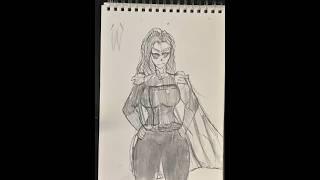 (The Boys) Fem Homelander #art #drawing #sketch #anime #timelapse #theboys