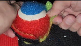 Velcro Crunch 1452 Ball + Double Sided Patches + Table Base ASMR REQUEST @Asmrshorts18