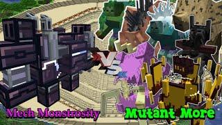 Mech Monstrosity VS Mutant More | Minecraft |Mobs Battle