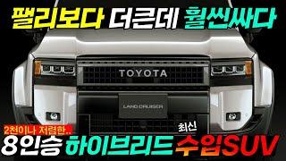 "수입 SUV가 정신 나갔습니다" 기본기부터 차원이 다른데.. 1500만원 더 싸게 출시 확정짓고 2초에 한대씩 팔리며 난리난 이유 #날씨 #토요타 #랜드크루저 #신형팰리세이드