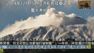 2024年12月15日经济形势及要闻：重大考验