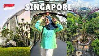 সিঙ্গাপুর এ আমাদের প্রথম দিন | Gardens by the Bay, Cloud Forest, Singapore Flyer 