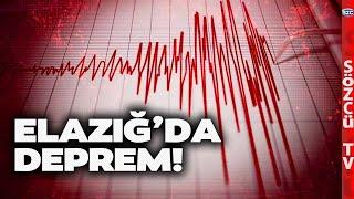 Elazığ'da Yer Yerinden Oynadı! Depremin Büyüklüğünü AFAD Duyurdu