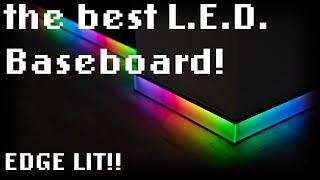 Edge Lit L.E.D. Channel Baseboard/Trim