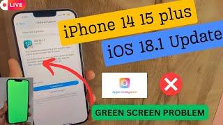 iOS 18.1 update on iphone 14 15 16 plus | Apple intelligence features  | What’s new?