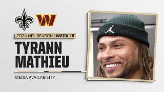 Tyrann Mathieu on Jayden Daniels, Marshon Lattimore's return | New Orleans Saints