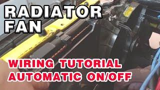 Radiator Fan Wiring (Automatic on/off) | TAGALOG TUTORIAL