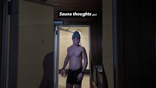 What sauna sessions are like in the United States #sauna #fitness #training #funny #comedy #gymhumor