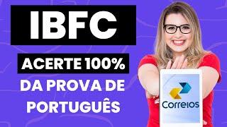 COMO GABARITAR PORTUGUÊS NA BANCA IBFC (CORREIOS) - Professora Pamba