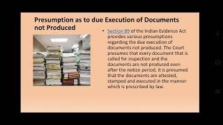 IEA 21 | Public Documents -Sec 74-90A | CLAT, LLB & Judiciary Aspirants