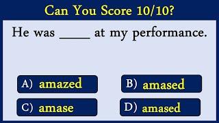 Mixed Grammar Quiz 40:  Can You Pass This Test?