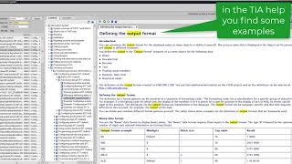 WinCC Unified V16: use the Output format (format pattern)