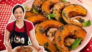 Roasted Squash with Soy Caramel for the Holidays