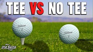 Golf Iron Shots Off The Tee vs Off The Turf