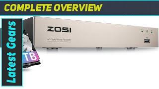 ZOSI 3K Lite 8 Channel Hybrid 4 in 1 HD TVI CCTV DVR with AI Human/Vehicle Detection