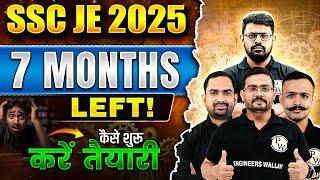 MASTER STRATEGY To *CRACK* SSC JE 2025 in 7 MONTHS | SSC JE 2025 PREPARATION