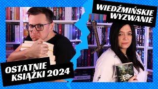 Wiedźmińskie wyzwanie, ostatnie książki 2024 i pierwsze z 2025 | 5-BÓJ KSIĄŻKOWY Strefa Czytacza