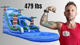 Solo Pick Up 18ft Water Slide Double Lane - Bounce House Business