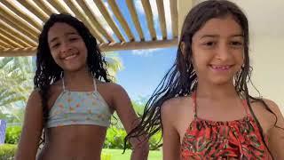DESAFIO DA PISCINA: ACERTE A COR DA BOLINHA- Pool challenge: match the color of the ball