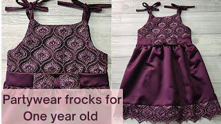 First Birthday Frock|Partywear|Net frock| Birthday Dress@ RG - The Needle Woman