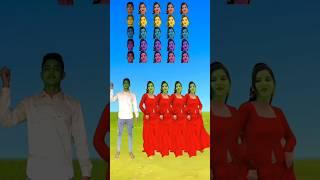 Moye Moye trending song vs cute aunty head matching funny vfx magic #shortsfeed #trendingshorts