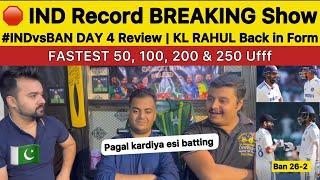 INDIA Record Breaking Batting  Rahul Back In form 68 | PAK shocked on IND vs BAN 2nd Test OMG