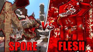 What Happens when Two Minecraft Infection Mods fight eachother?