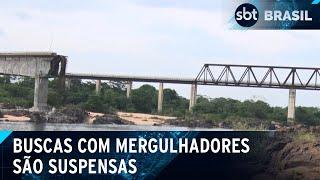 Buscas com mergulhadores no Rio Tocantins são suspensas pela Marinha | SBT Brasil (27/12/24)