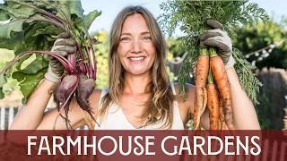 Early morning gardening on the homestead... | Farmhouse Vegetable Garden