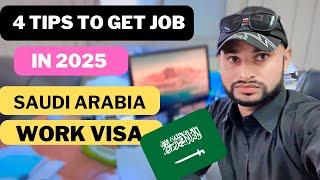 4 tips to get a job in Saudi Arabia  2025 | work visa | salary | @noontravels