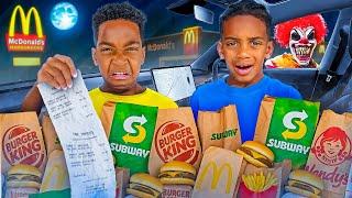 LETTING THE PERSON INFRONT OF US DECIDE WHAT WE EAT **BAD IDEA**