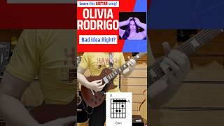 'Bad Idea Right?' Olivia Rodrigo fast guitar lesson!!